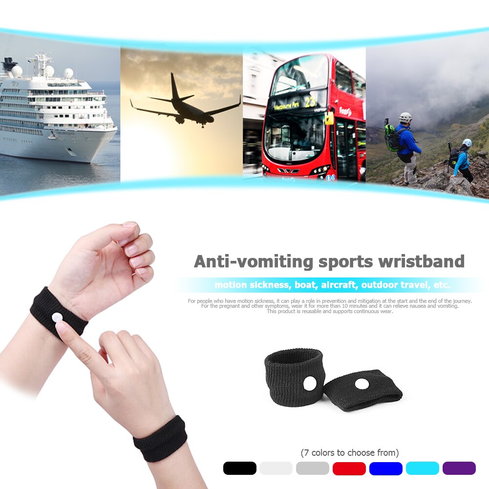 Acupressure Band, Wristband for Nausea, Anti Nausea ,Weight loss, Sleep disorder, Blood pressure, Sugar control, Migraine pain relief, Vomiting, Morning Sickness, Car Sickness Control Wristband for Everyone (Buy1GET1Free )