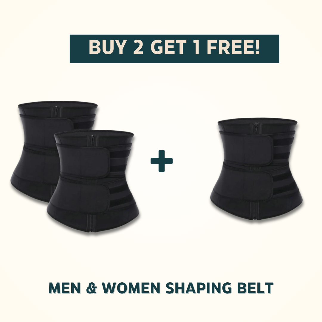 BUY 2 WAIST SHAPING BELTS GET 1 FREE