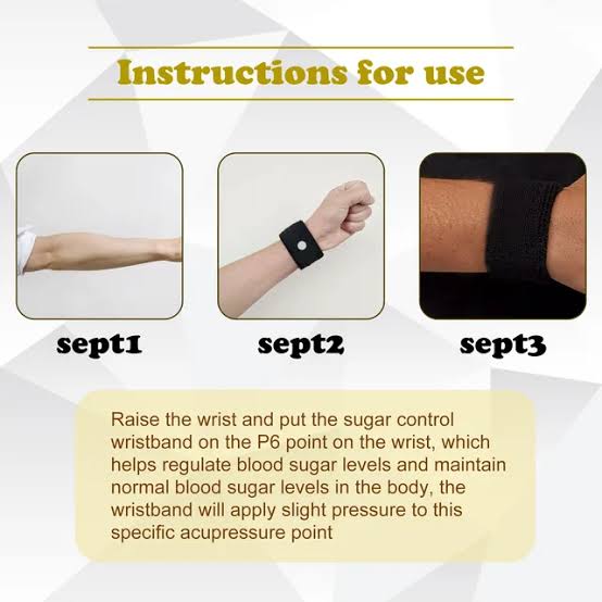 Acupressure Band, Wristband for Nausea, Anti Nausea ,Weight loss, Sleep disorder, Blood pressure, Sugar control, Migraine pain relief, Vomiting, Morning Sickness, Car Sickness Control Wristband for Everyone (Buy1GET1Free )